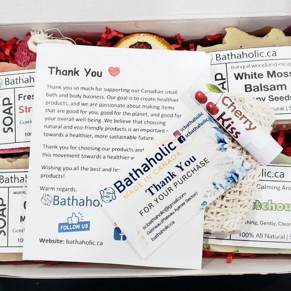 Soapy SIX Pack – Handmade Natural Bars – Gift Box Assortment – Cold Process Soap - Picture 5 of 6